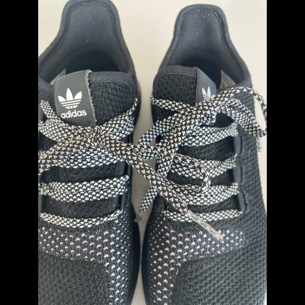 Adidas Tubular Shadow CK Core Black White Knit Sneakers Women’s 6 - Picture 10 of 11